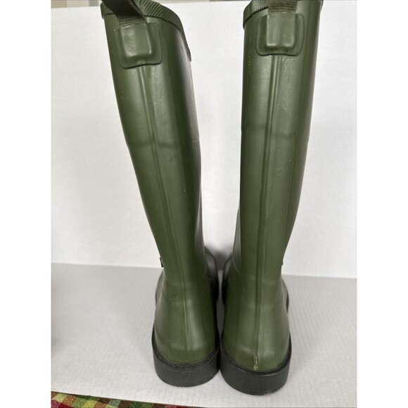 Hunter Target Women's Tall Rain Waterproof Boots Hunter Green Color Size 9 US - Picture 4 of 7